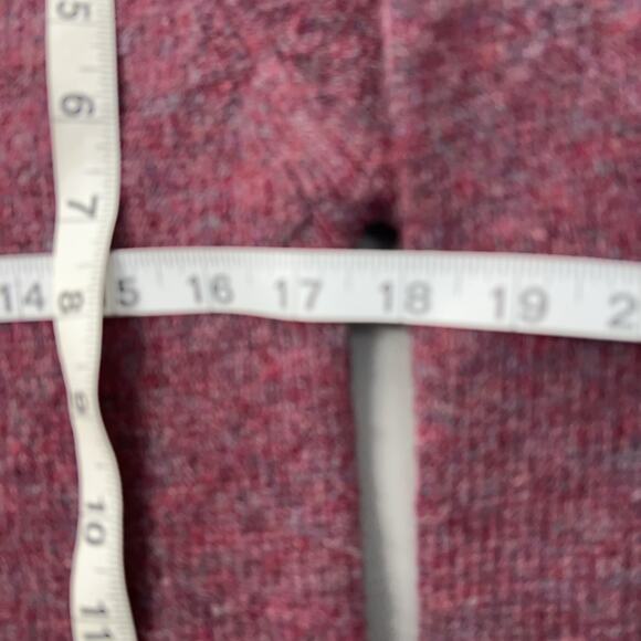 The Edinburgh Woollen Mill Cardigan Womens 34 S Red Shetland Wool Knit - FLAW - Picture 7 of 15